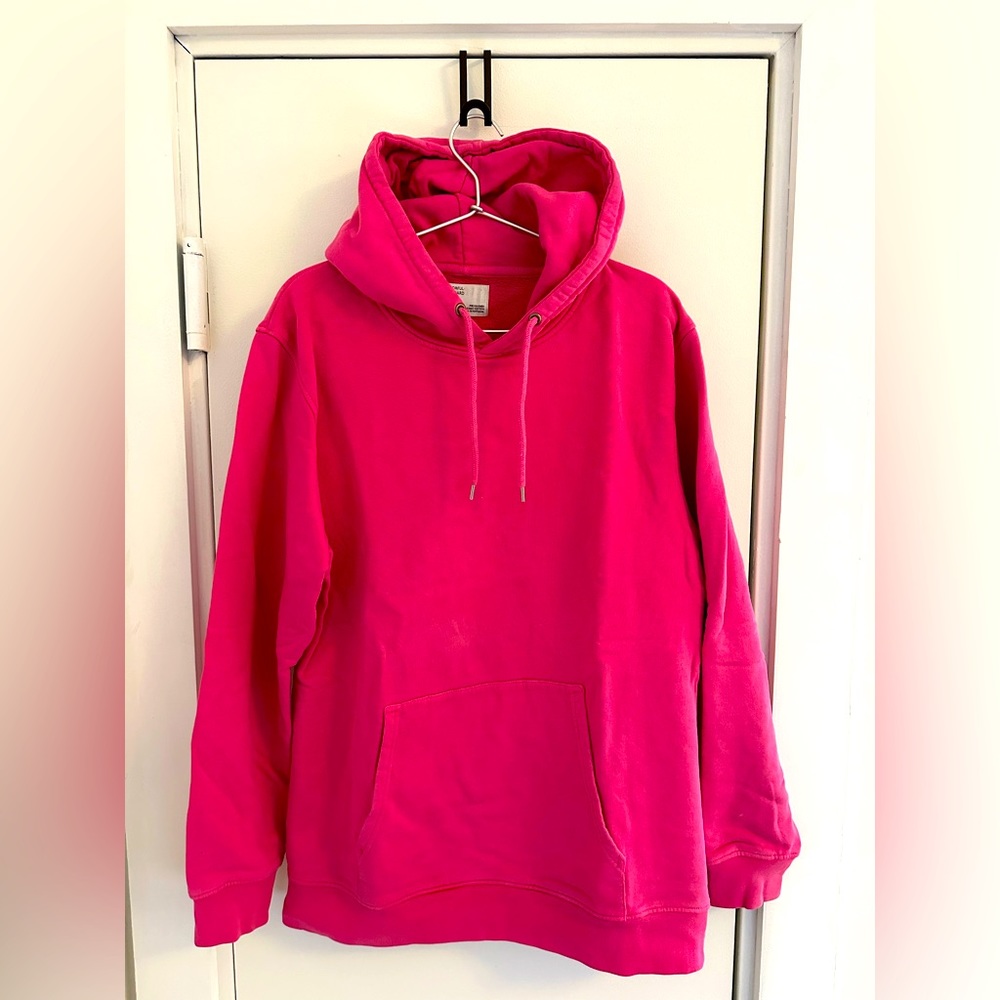 Colorful Standard Unisex Hoodie and Sweatpants Bubble Gum Pink size M